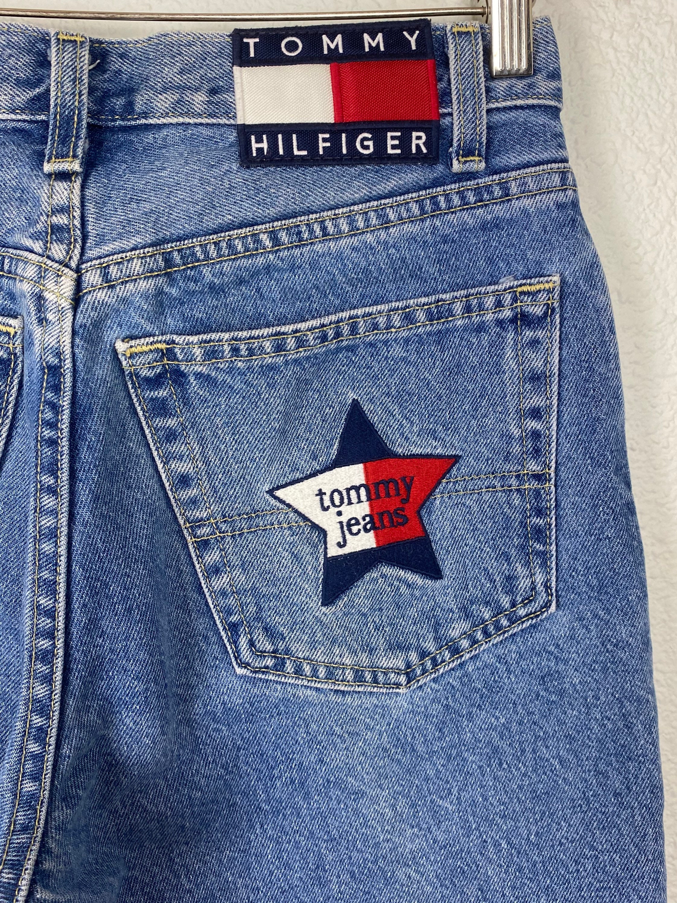 Vintage 90s Tommy Hilfiger Jeans, High Waisted, Spell Out, Star Logo,  Pocket - Etsy