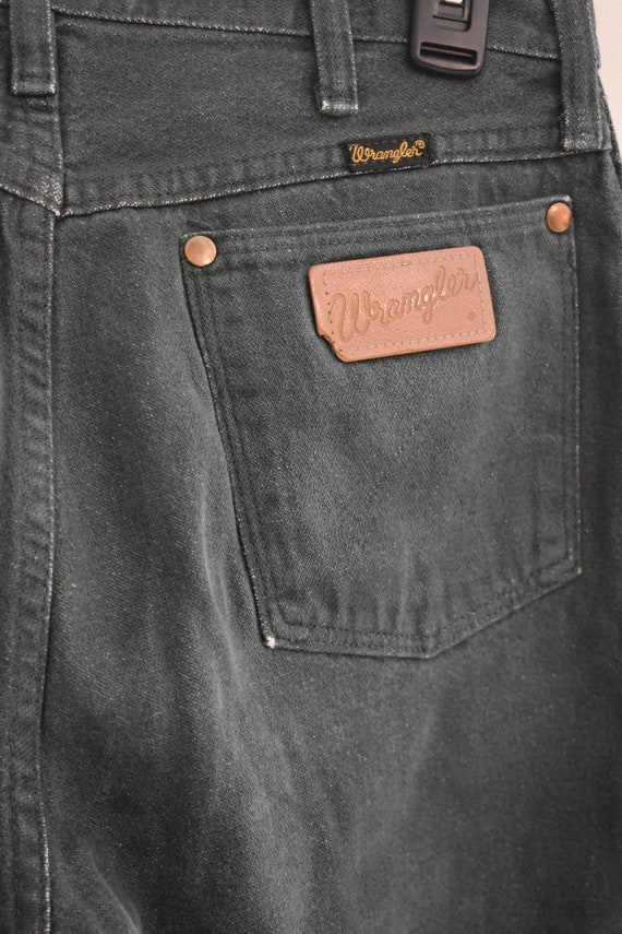 green wrangler jeans