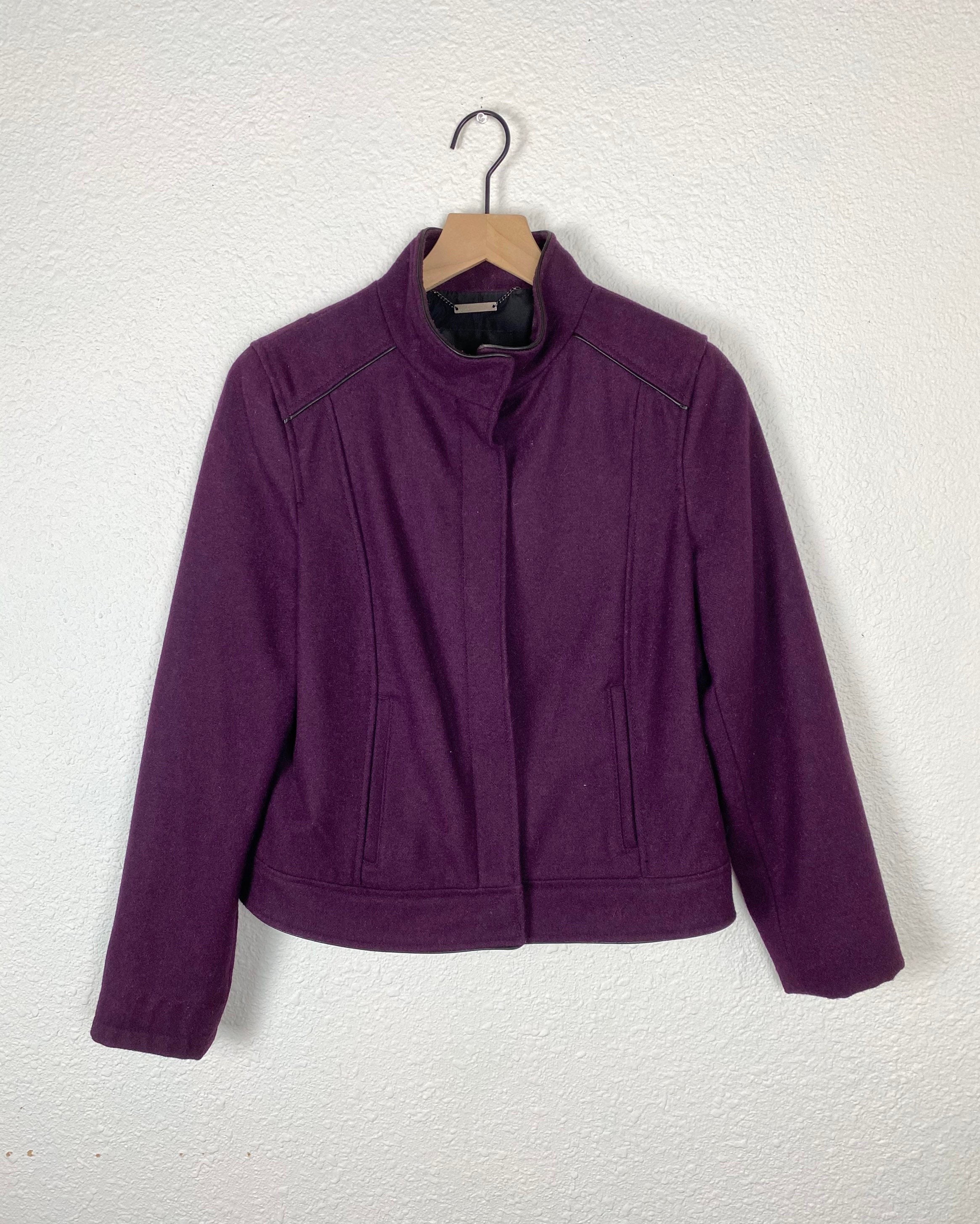 Vintage Mossimo purple motorcycle zip up jacket, biker, bomber jacket, coat