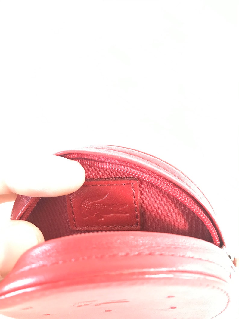 Lacoste leather coin holder