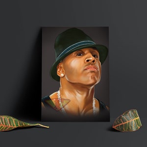 LL Cool J, Digitale kunst, Schilderij van beroemdheden, Posterprint, Instant download