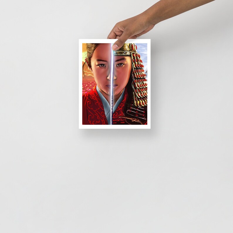 Mulan 2020 Disney Movie Drawing Wall Art Poster Print - Etsy