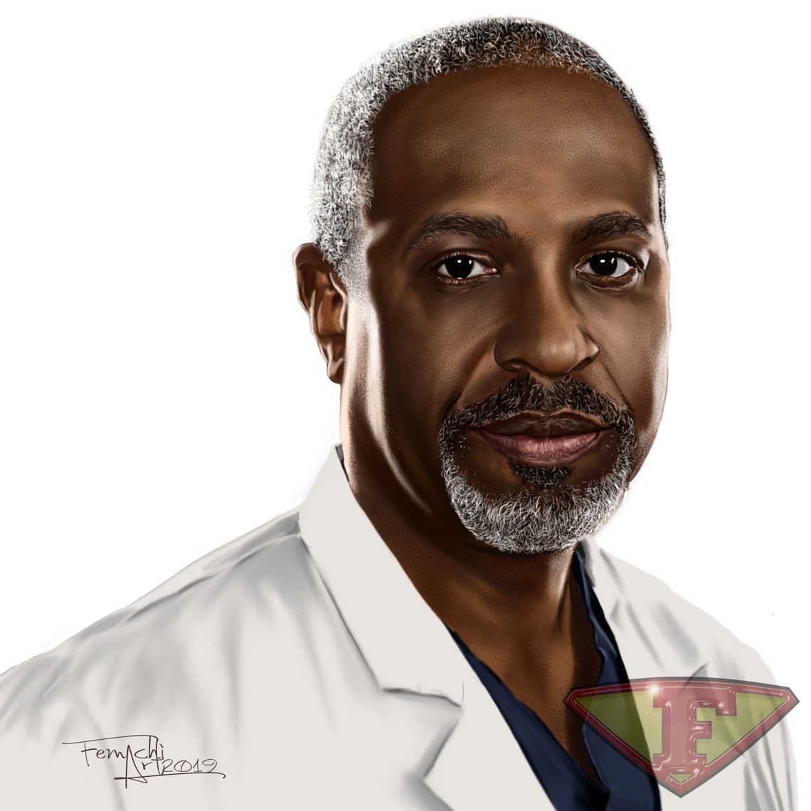 Dr Richard Webber James Pickens Jr. Grey's Anatomy - Etsy