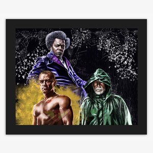 GLASS Movie Drawing, Digital Art, Movie Painting, Poster Print, Instant Download