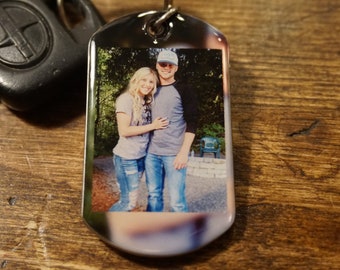 long distance relationship gift - Valentines Day keychain, customized gift, boyfriend gift, photo keychain, long distance gifts, keyring.