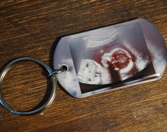 Sonogram keychain - ultrasound keychain : Mothers Day Gift, New Mom Gift