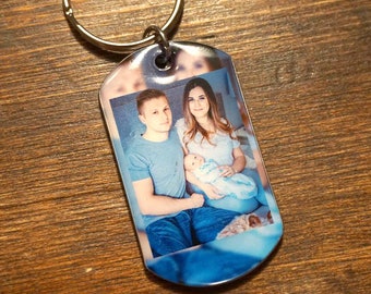 Mother’s Day gift, Mother’s Day keychain - Photo Keychain, gift for mom, gift for nana, gift for grandma, custom keychain.