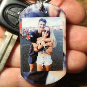 boyfriend Keychains, Gift For Boyfriend, Anniversary Gift, Key Chain, Gift For Him, Photo, Photo gift, Personalized, Custom, picture