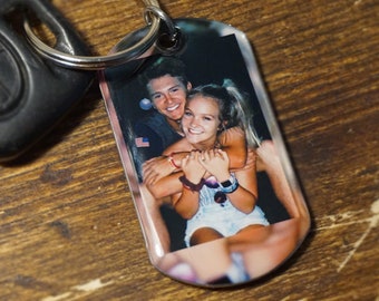 Husband Keychain - Keychains, Put any picture on these handmade key chains, Gift For Husband, Gifts, Birthday Gift