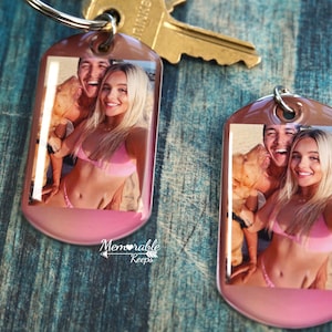2 Photo Keychain FREE SHIPPING, Picture Keychain, Custom Keychain Photo, Personalized Photo Keychain, Custom Photo Keychain, Keychain Photo