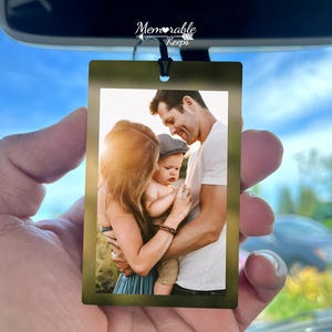 Personalized Photo Car Ornament - Fast FREE Shipping Gifts.