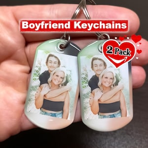 Personalized Keychain - Photo Keychain , Key chain, Couples Keychain, picture, custom picture, gift for boyfriend, gifts, personalized