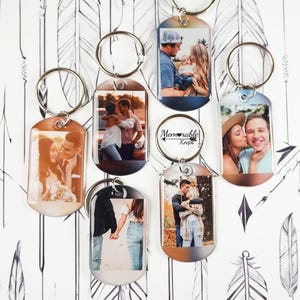 boyfriend Keychains, Gift For Boyfriend, Anniversary Gift, Key Chain, Gift For Him, Photo, Photo gift, Personalized, Custom, picture 画像 10