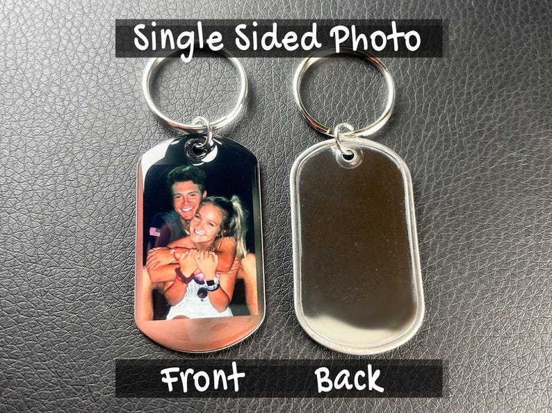 boyfriend Keychains, Gift For Boyfriend, Anniversary Gift, Key Chain, Gift For Him, Photo, Photo gift, Personalized, Custom, picture Single Sided Photo
