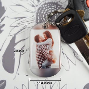 boyfriend Keychains, Gift For Boyfriend, Anniversary Gift, Key Chain, Gift For Him, Photo, Photo gift, Personalized, Custom, picture 画像 9