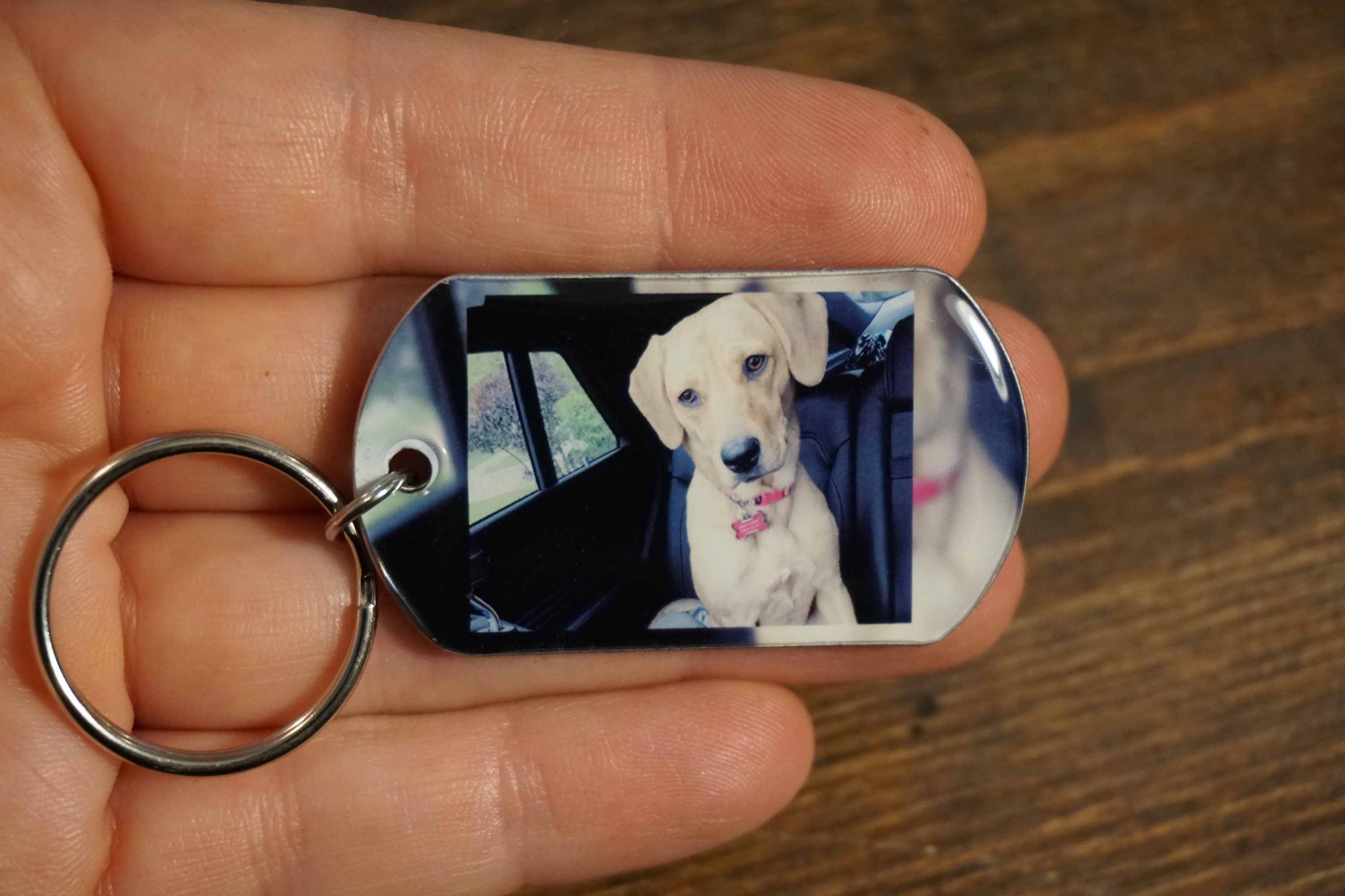 Custom Dog Keychain Personalized Keychain FREE SHIPPING Etsy