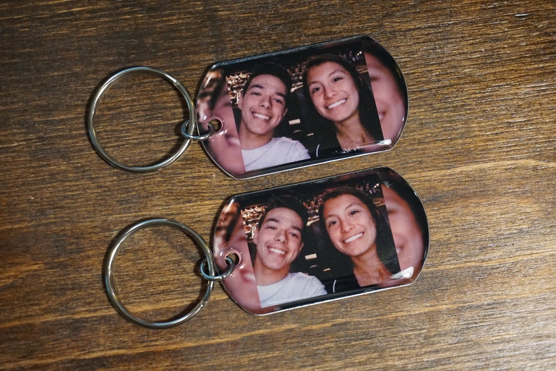 Key Chain Personalized Custom Photo Gift For Boyfriend Photo gift Gift For Him picture boyfriend Keychains Anniversary Gift