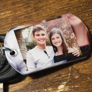 boyfriend Keychains, Gift For Boyfriend, Anniversary Gift, Key Chain, Gift For Him, Photo, Photo gift, Personalized, Custom, picture image 4