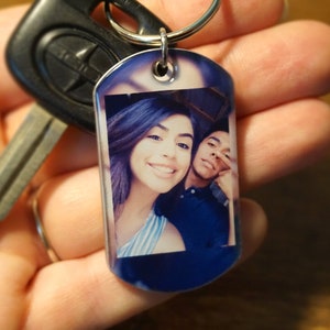 Anniversary gifts for boyfriend - Picture Keychain For Boyfriend, Gifts For BF, For Him, Gift For Boyfriend, Personalized on Sale