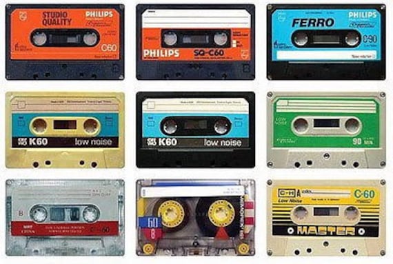 2 Cassettes Audio Philips C60 Vintage - Fabriquées En