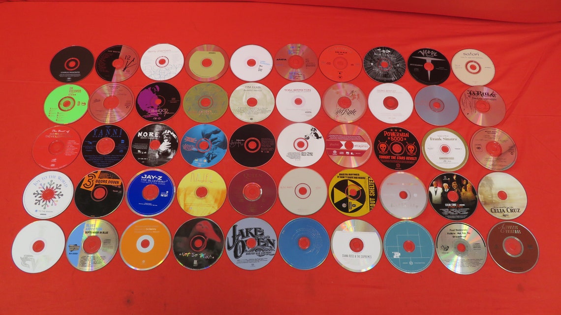 Lot of 50 Random Audio Cds Rap Country Rock All Full Albums - Etsy