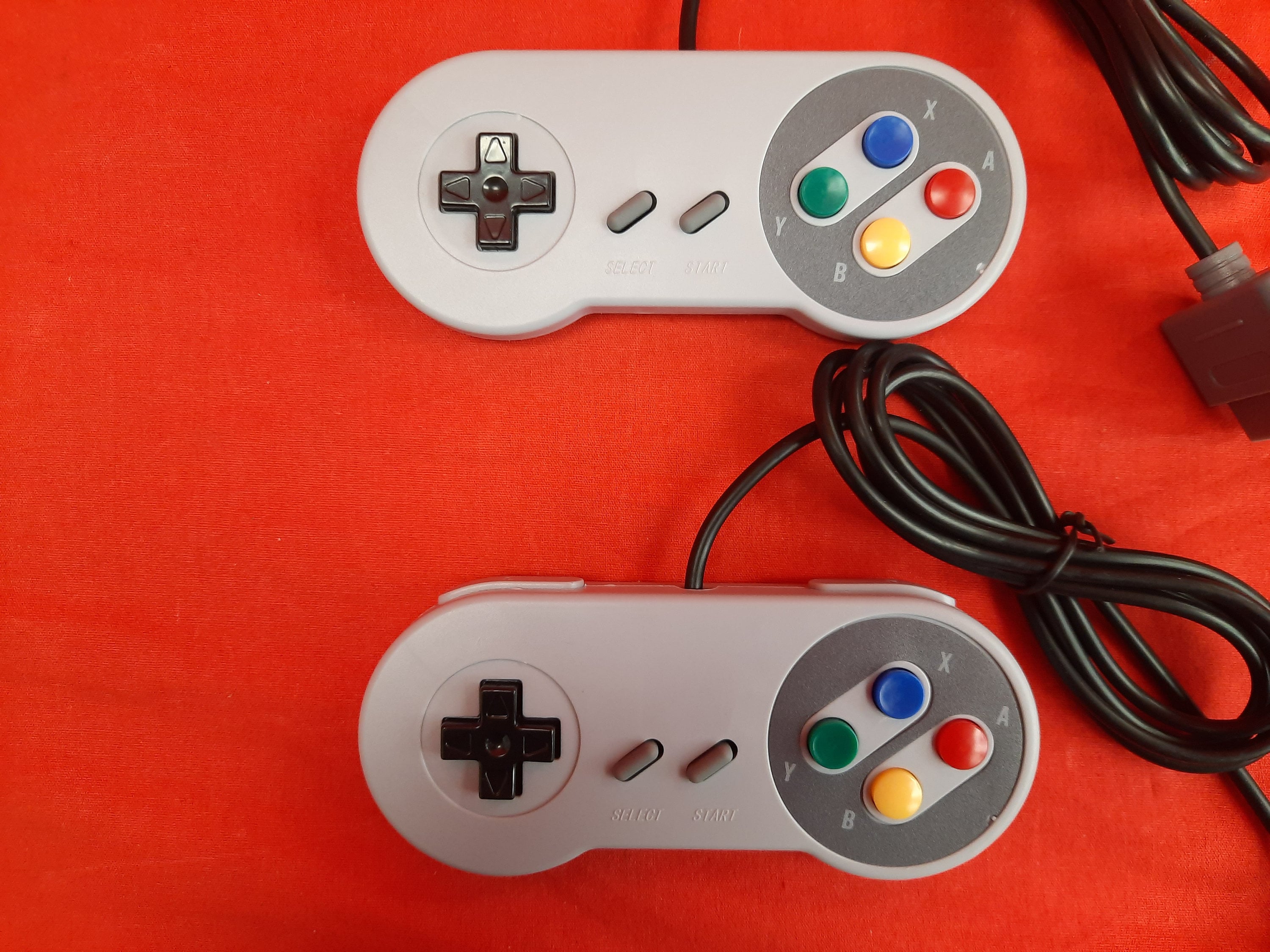Super Nintendo SNES Bundle Kit Set 2 Controllers AC Power Adapter AV ...