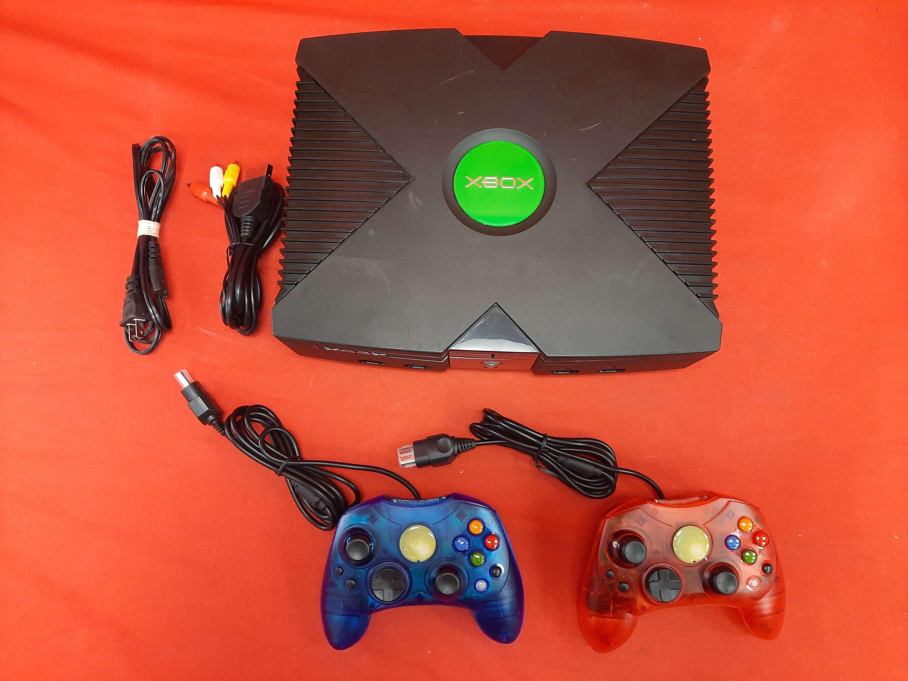 Original Xbox Console Complete Black Etsy