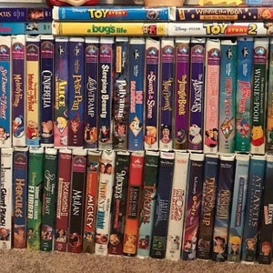 Lot of 40 Random Tapes on VHS Great for Art Projects and - Etsy