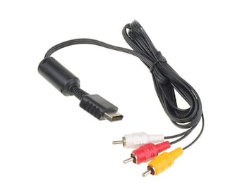 Video Audio AV Cable For Sony PlayStation PS1 PS2 PS3 AV RCA