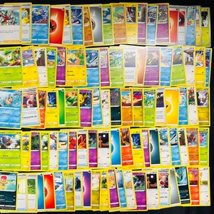 bulk vintage pokemon cards Pokemon 500 Card Bulk Lot Common Uncommon Mixed Sets And New Cards No  Energy
