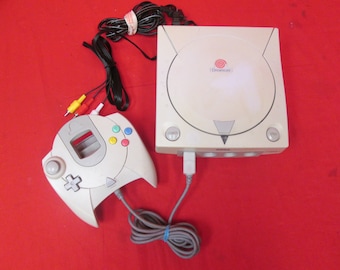 Sega Dreamcast Video Game Game Console With Controller