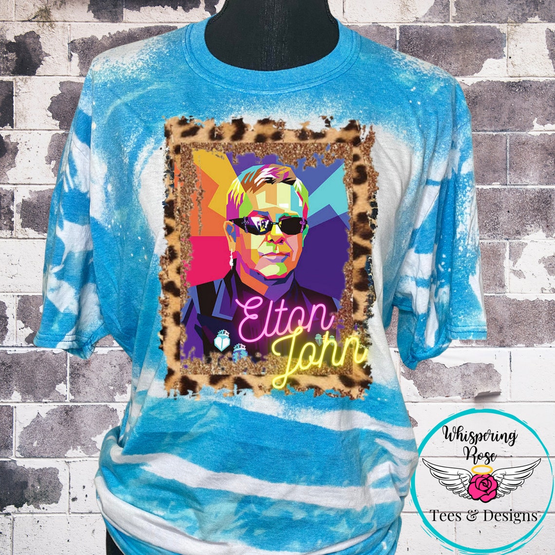 elton john lipstick shirt