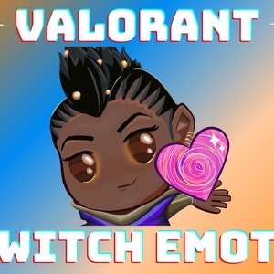 Valorant Astra Love Heart Twitch Emote