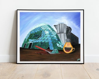 Eindhoven Blob Painting, Art Print, Home decor, Gift, Poster