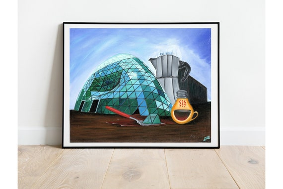 Eindhoven Blob Painting, Art Print, Home decor, Gift, Poster