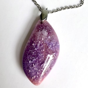 Sunset resin pendant
