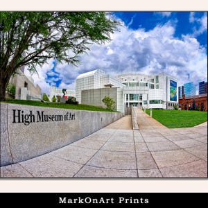 Atlanta High Museum Print: Midtown Contemporary Architecture Wall Art