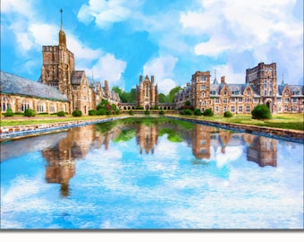 Berry College Print: Historic Ford Buildings, North Georgia Wall Art, Gift for Alumni & Graduates