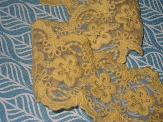 2 yards de largeur 2 1/4 '' couleur jaune haut haut jaune de gamme au crochet en coton et organza bordure à motif floral pour votre mariage ou mode design décor eedb4d 2 yards de largeur 2 1/4 '' couleur jaune haut haut jaune de gamme au crochet en coton et organza bordure à motif floral pour votre mariage ou mode design décor eedb4d