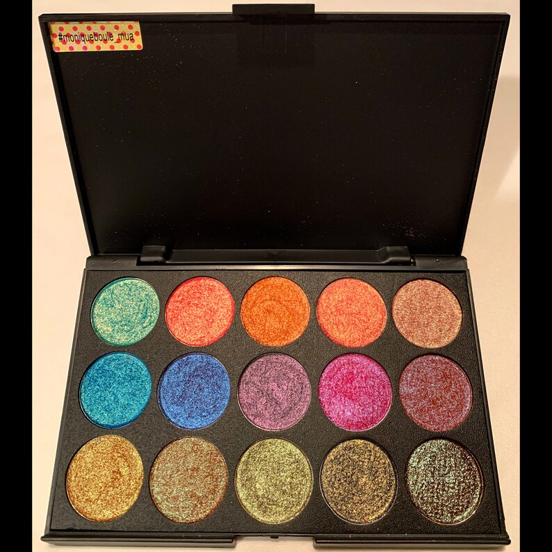 Multidimensional Duochrome Vegan Eyeshadow Palette Etsy
