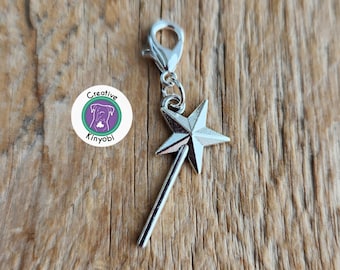 Silver Star Wandbedel, ritssluiting, armbandclip