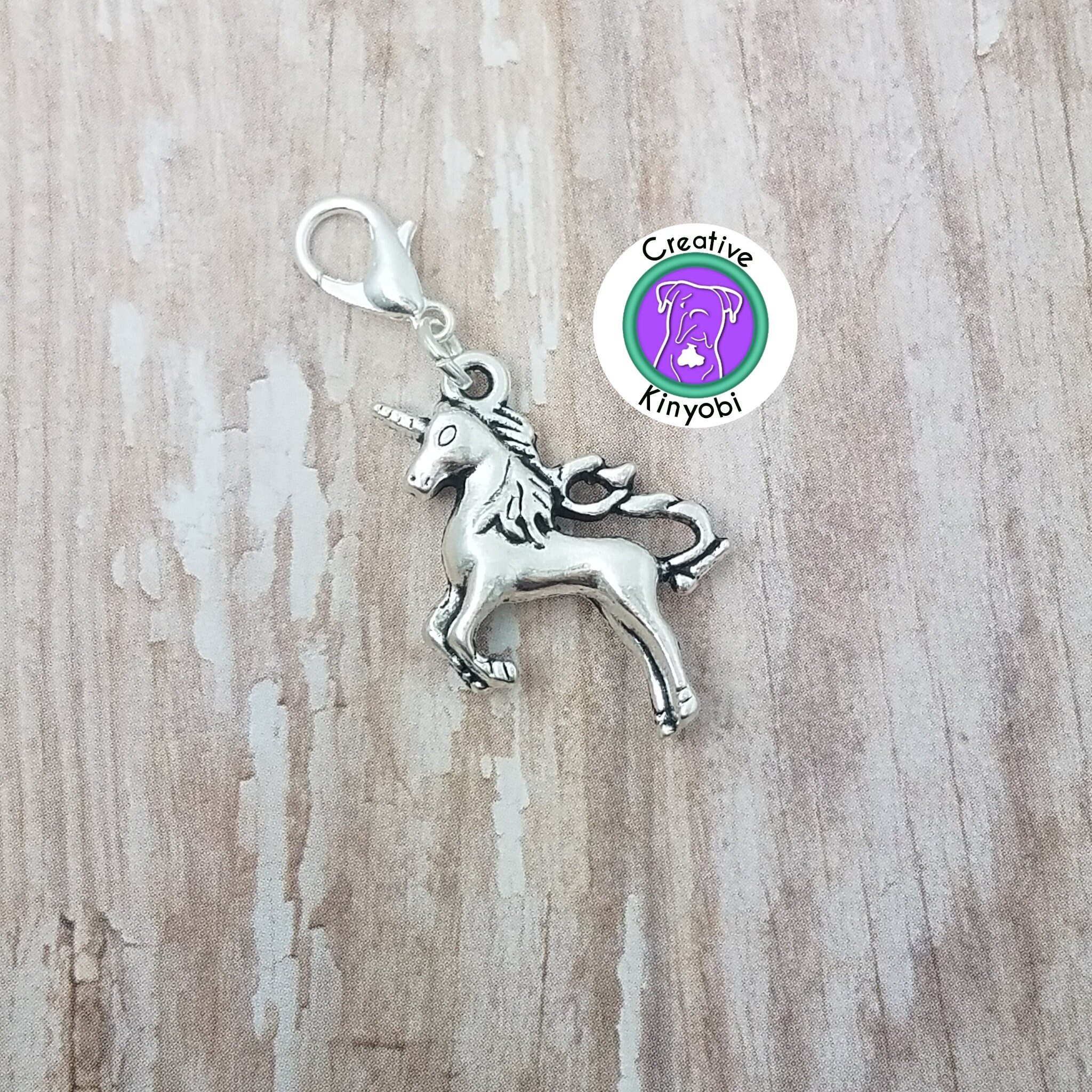 Unicorn Charm 3D Unicorn Bracelet Charm Unicorn Zipper Pull Etsy
