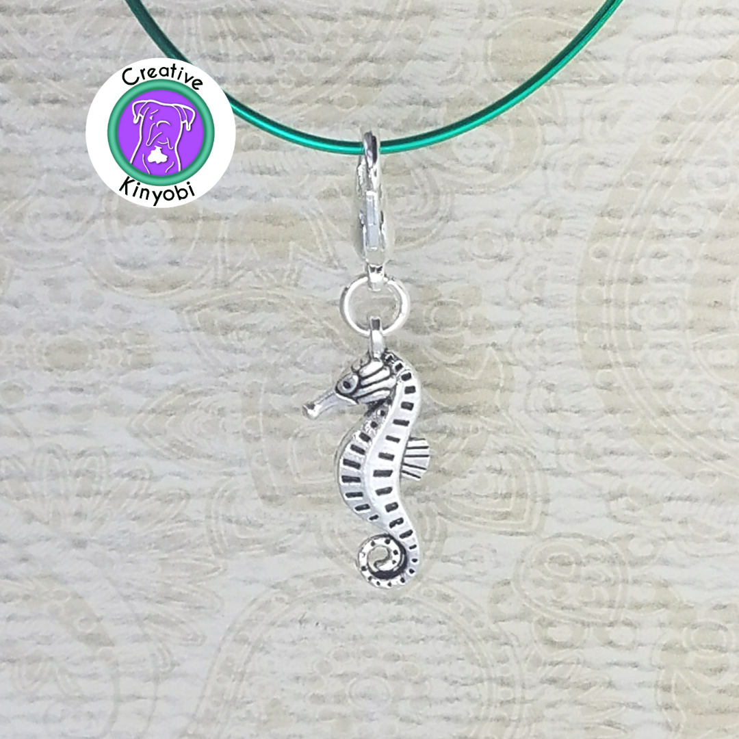 Seahorse Charm 3D Seahorse Zipper Pull Seahorse Stitch Etsy