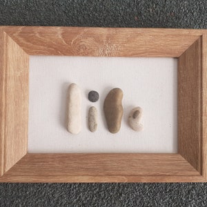 Pebble art - life, wall decor, pebbles art, pebble picture, rock art, stone art, 3D picture, wall art