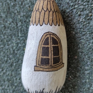 House, Painted rocks, pebble art, stone art, rock art, painted rock