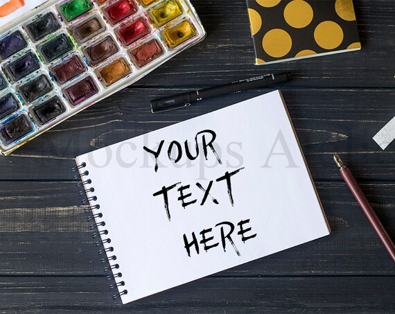 50% Off Sale Watercolor Mockup Ma043 Styled Stock Photography