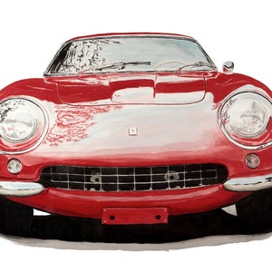 Ferrari 275 GTB /4 Giclee Print Signed and Numbered By Richard Lewis 4 sizes available