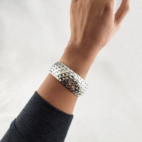 Mexican silver bracelets on sale women