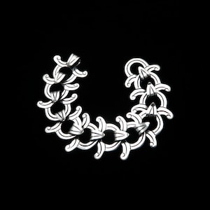 Mexican artisan old Taxco jewelry fine silver Spratling bracelet, aesthetic heavy solid silver designer vintage look Taxco thick bracelet
