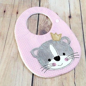 Embroidery file tiger embroidery motif cat with crown king doodle application 10x10 - 4x4 inches